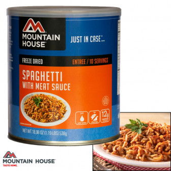 Mountain House Spaghetti w/Meat Sauce (#10 Can)