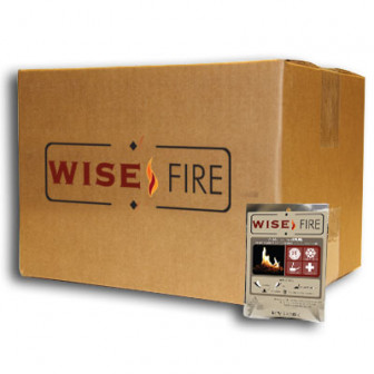 Wise Co. WiseFire Fire Starter - Bx/15 Pouches (60 Cups)