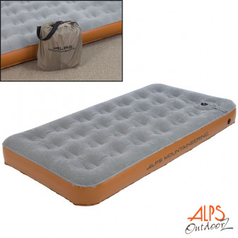 ALPS Mountaineering S.P.S. Air Bed (Twin)- Khaki/Rust