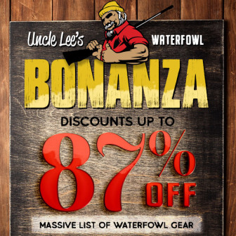 Lee's Waterfowl Bonanza. Top picks up to 87% off gear.