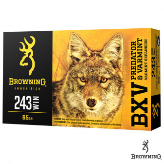 Browning BXV Ammunition 243 Win 65 gr (Box/20)