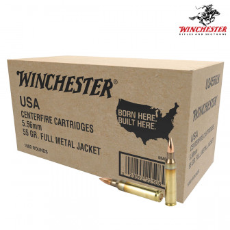 Winchester USA Target 5.56 mm 55 gr. FMJ (Box/1000) (XC-WINWM1931000)