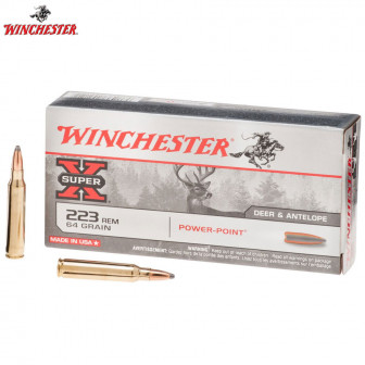 Winchester Super X Deer/Antelope 223 Rem 64 gr. Power-Point (Box/20)