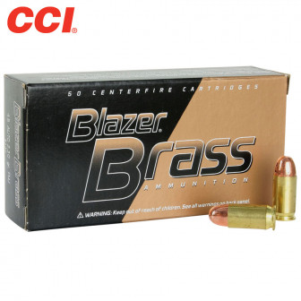 CCI Blazer Brass Ammunition 45 ACP 230 gr. FMJ (Box/50)