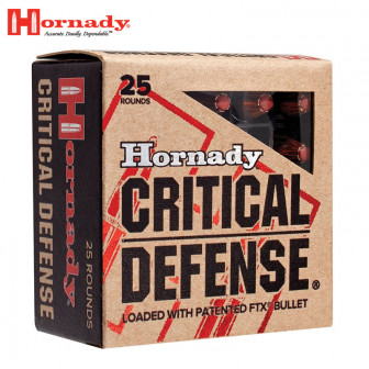 Hornady Critical Defense 9mm 115 gr. FTX (Box/25)