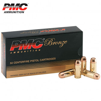 PMC Bronze Ammunition 9mm 115 gr. FMJ (Box/50)