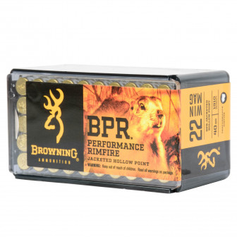 Browning BPR Ammunition 22 Win Mag 40 gr JHP (Box/50)