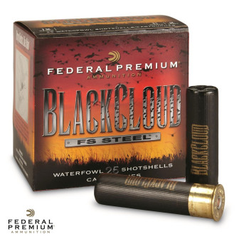 Federal Black Cloud 12ga: 2.75", 1-1/8oz BB (Box/25)