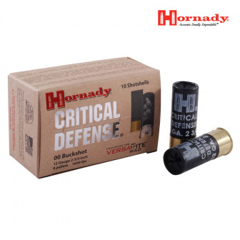 Hornady Buckshot Shells 12ga: 2.75" 00 Buckshot (Box/10)