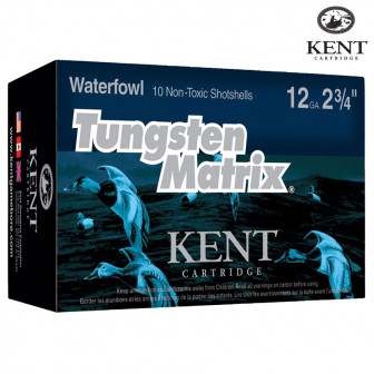 Kent 12G Tungsten Waterfowl 2.75" 1 /4oz #3 (Box/10)