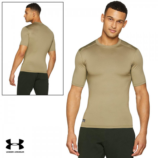 Under Armour Tactical ColdGear Infrared T-Shirt (XL)- Federal Tan