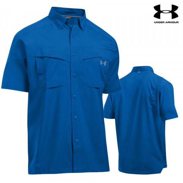 blue under armor shirt
