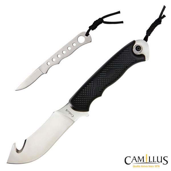 Camillus Parasite 9.75 Gut Hook Fixed Blade Knife w/Stinger Knife