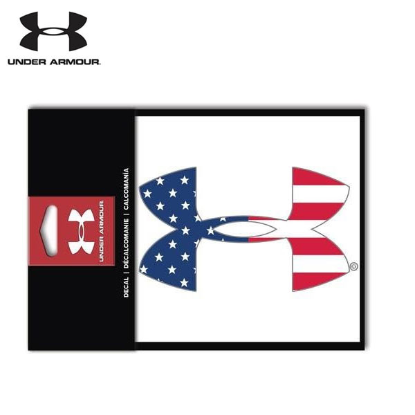 Under Armour American Flag 6 Logo Decal