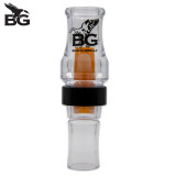 Buck Gardner Speck Ghost Specklebelly Goose Call- Clear w/Black Band