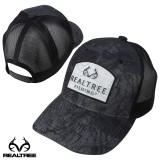 Realtree Fishing Antlers Patch Mesh Back Cap- Wave3/Black