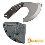 Gerber Downwind Ulu w/ Sheath- Black/Grey