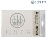 Beretta Trident Decal- Silver
