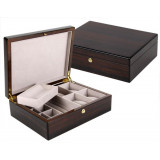 Biltmore Ultimate Mens Valet & 4-pc Watch Box