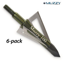 Muzzy Screw-In 100-Grain 3-Blade (6PK)
