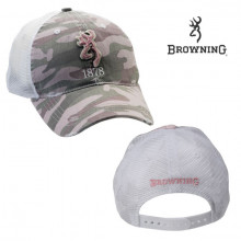 Browning* Buckmark Tatter Cap- Pink
