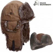 Mad Bomber Waxed Bomber - Faux Fur