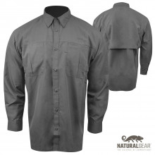 Natural Gear Intracoastal Long-Sleeve Fishing Shirt - Granite