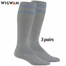 Wigwam Courtside Socks (9-12) Allure Blue 3-PAIR