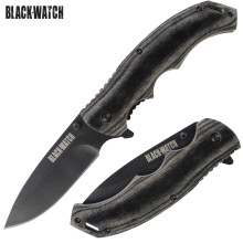 Blackwatch Nightshade Folding Knife- Dark Wood/Black