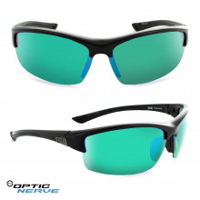 Optic Nerve One Mauzer Polarized Sunglasses- Black/Green