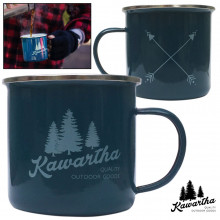 Kawartha Classic Enamel Mug- River Blue