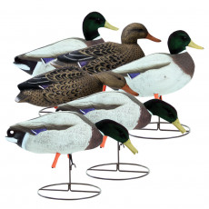 Higdon Magnum Full-Body Flocked Head Mallard Duck Decoys (6-Pack)