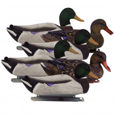 Higdon Magnum Mallard Flocked Heads Duck Decoys (6-Pack)