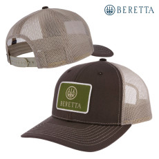 Beretta Field 112 Meshback Trucker Cap- Brown/Beige