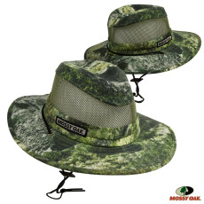 Mossy Oak Safari Brim Hat (L/XL)- MOMCR/ Brown