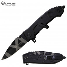 Opus Tactical LE Folding Knife- Black/Tiger