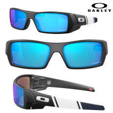 Oakley Gascan Dallas Cowboys 2020 Sunglasses- Matte Black/Prizm Sapphire