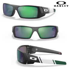 Oakley Gascan NY Jets 2021 Sunglasses- Matte Black/Prizm Jade