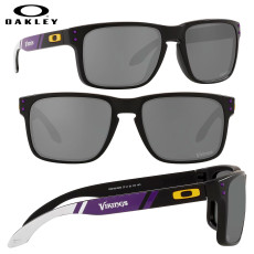 Oakley Holbrook Minnesota Vikings 2021 Sunglasses- Matte Black/Prizm Black
