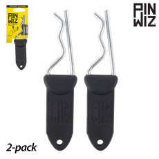 Pin Wiz Hitch Pin Clip- Black (2PK)