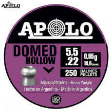 Apolo Domed Hollow .22 cal/5.5mm Pellets (Tin/250)